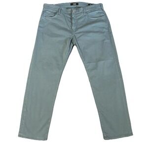 Mavi Zach Chino Pants Men 38x30 Sky Blue Straight Leg Twill Stretch Jeans M00453